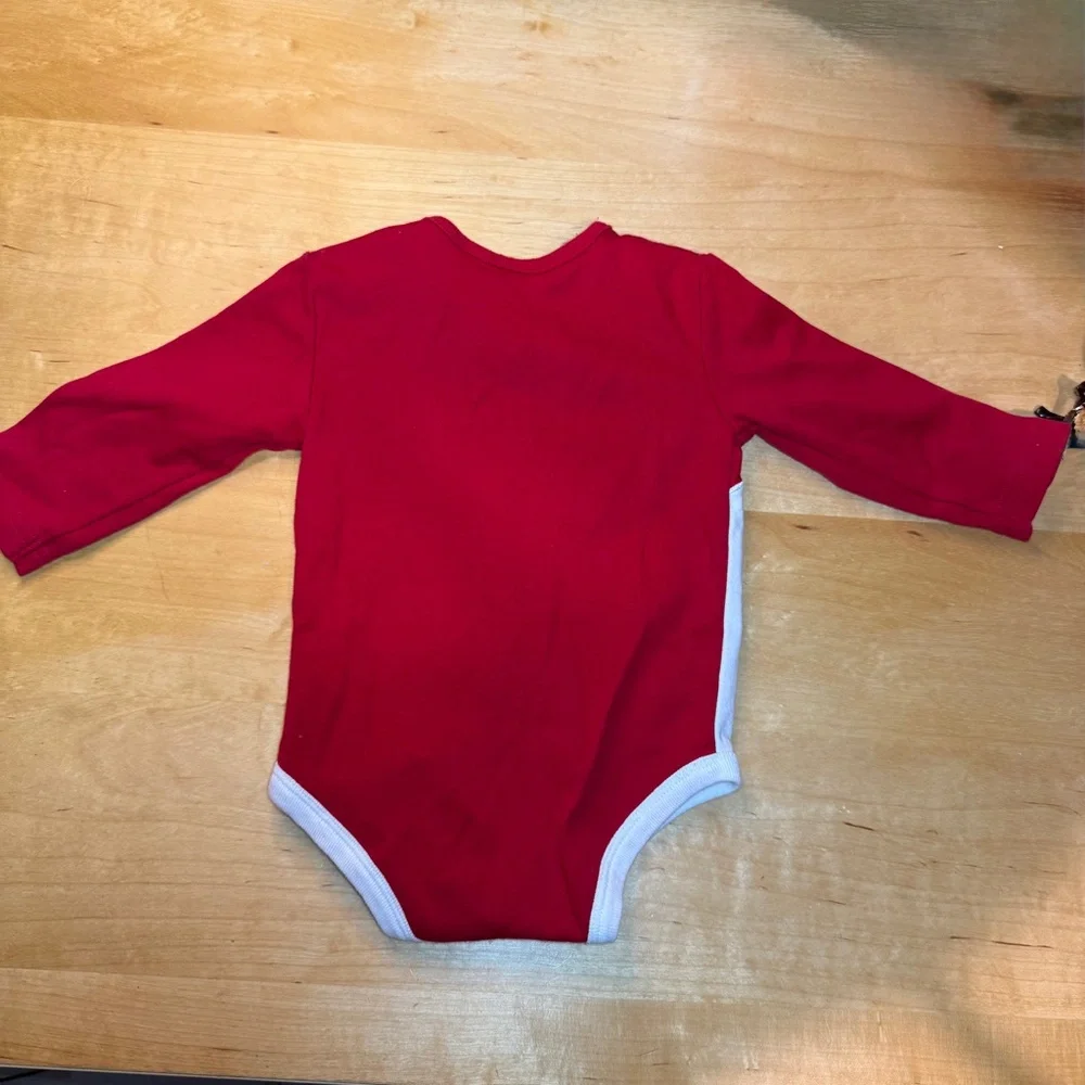 Miniwear Baby's Santa Clause Christmas Long Sleeve Bodysuit